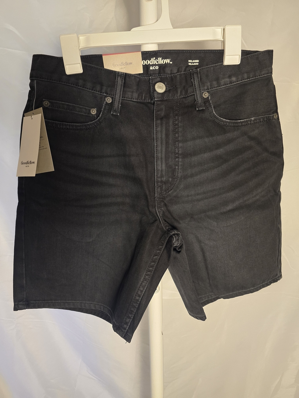 Goodfellow & Co Men’s Black Denim Shorts Size 30